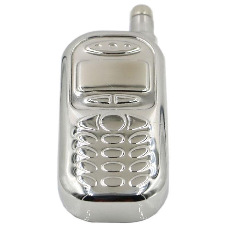 Practical-Stainless Steel Hip Flask Liquor Drink Phone Shaped Hip Flask Whiskey Flagon Whisky Pot Pocket Container