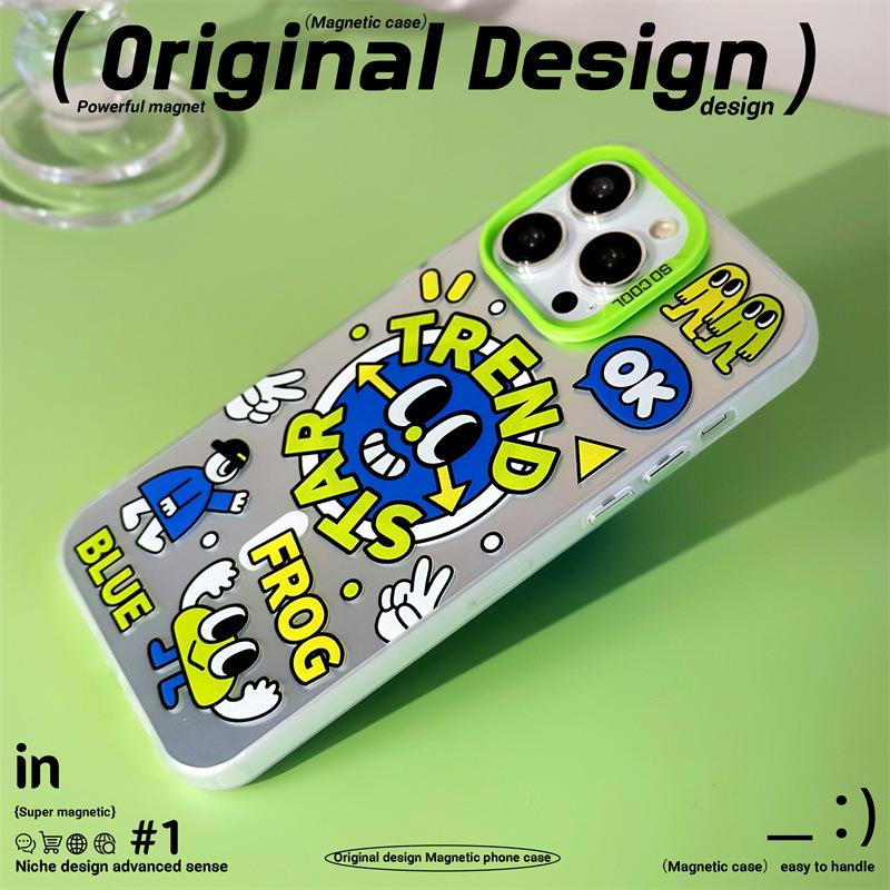 Zhitai Magnetic Frosted Laser Case for iPhone 16, Apple 15 Pro Max, and Huawei Mate 60