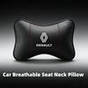 1Pcs Car Headrest Auto Breathable Seat Neck Pillow FOR RENAULT MEGANE 4 SCENIC TALISMAN ESCAPE 5 KOLEOS 2017 2018 2019 2020 Key Z666