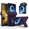 Чехол-подставка с пружинным шарниром для Samsung Z Flip 8 Flip7 FE Galaxy Z Flip 7 6 5 2 Слот для кредитной карты Защитная крышка для объектива