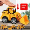 Children's Inertia Engineering Car Car Push-back Toy Car Excavator Bulldozer Educational Toys