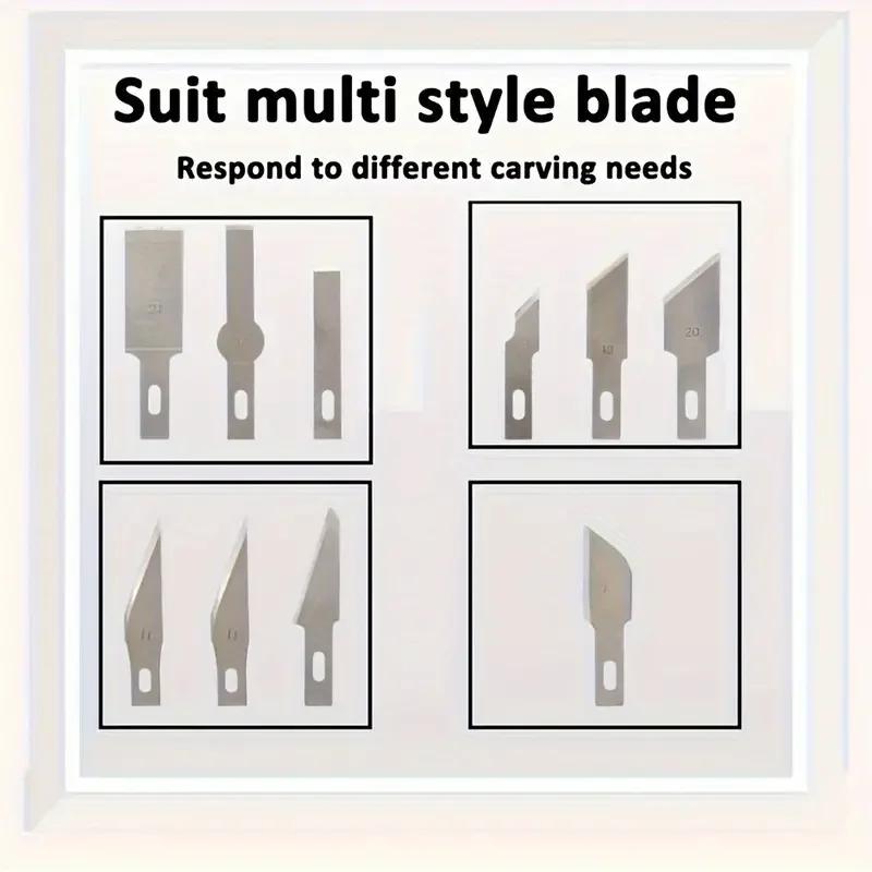 Набор инструментов для резьбы по алюминиевому сплаву 13 шт./набор - Идеально подходит для вырезания из бумаги, рукоделия и изготовления моделей!