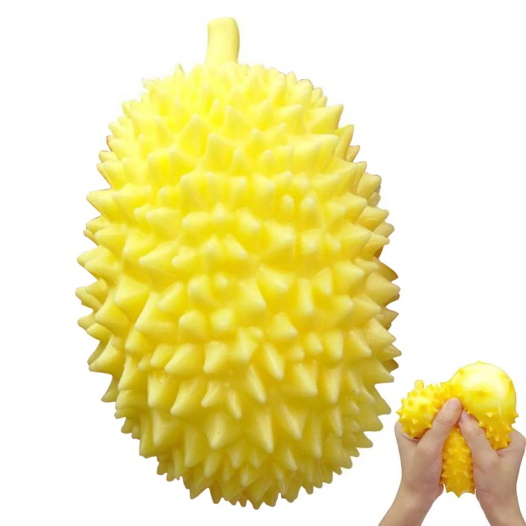 Soft Durian Squishy Stress Balls Squeeze Toys Stretchy Fruit Stress Relief Squeeze Ball Squishy Fidget Toy for Adults Kids
