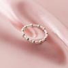 New Minimalist Geometric Multi Beaded Elastic Pearl Rings for Women Baroque Pearl Geometric Rings