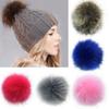 Faux Women Diy Raccoon Fur Pom Poms Ball For Knitting Beanie Hats Accessories