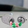 Waterproof Granule Storage Box Crystal Travel Pill Case Pill Organizer Bling Pill Bottle Key Ring