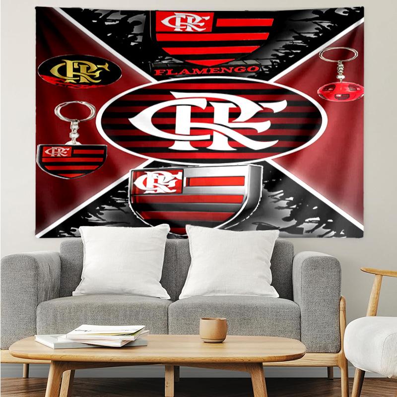 Clube de Regatas do Flamengo Tapestry for Bedroom Aesthetic Classroom Tapestries Wall Hanging for Living Room Dorm Office,Ideal Creative Gift