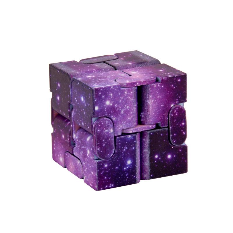 Starry Sky Infinity Cube Sensory Fidget Toy Autism Adhd Anxiety Stress Reliever Toys Adults Children Decompression Novelty Gift