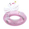 Cute Sparkling 3d Swan Swimming Ring For Children Thickened Underarm Ring Water Safety Ring