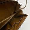 [Pre-Owned] Classic Box Gold Buckle Polished Calfskin Tofu Square Crossbody Shoulder Bag Medium - Excellent #UCVQ4E
