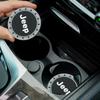 Подставка под стакан в машину 2 шт., противоскользящий силиконовый водонепроницаемый коврик для Renegade Wrangler JK JL Grand Cherokee, аксессуар для интерьера автомобиля