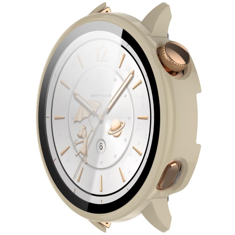 Upgrades PC Glass Mixed  Protective Cover with Full edges  Defense & Precise Button cutout Suitable for Watch X2 Mini