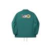 Li Ning X OG Slick Collaboration Loose Casual Jacket With Back Emoji Print Unisex Jacket Deep-Palace-Green AFDT615-3