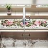 Красивый кухонный коврик с рисунком розы, влаговпитывающий коврик для столешницы, водонепроницаемый защитный коврик, коврик для ванной