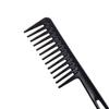 Парикмахерская расческа, профессиональная, многофункциональная, широкого применения, черная, ретро, ​​срок службы, красота, универсальный длинный аксессуар, пластиковая расческа с масляной головкой