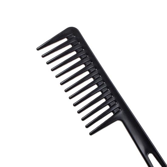 Парикмахерская расческа, профессиональная, многофункциональная, широкого применения, черная, ретро, срок службы, красота, универсальный длинный аксессуар, пластиковая расческа с масляной головкой