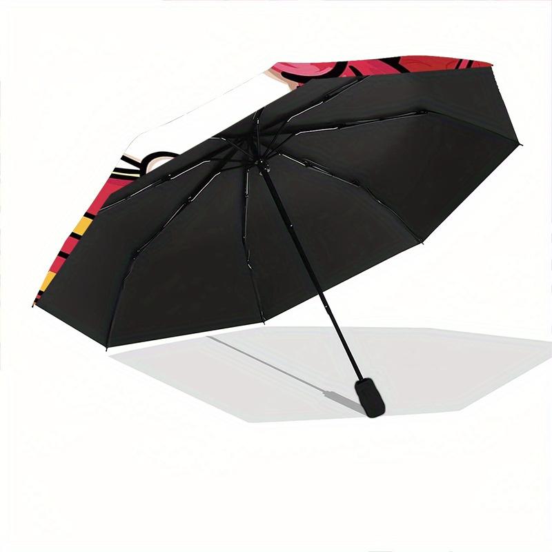 Elegant Hello Kitty Automatic Opening and Closing Umbrella - Suitable for Various Occasions, Outdoor Activities, Lightweight and Durable Automatic Fol