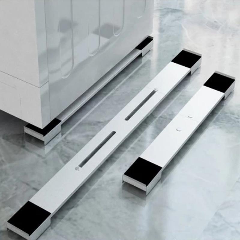 2 Pack Heavy Duty Appliance Stand with Wheels Adjustable Height Base for Refrigerator Washing Machine Dryer