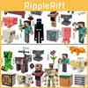 Minecraft Theme Building Blocks Cake Decoration Set For Party Supplies