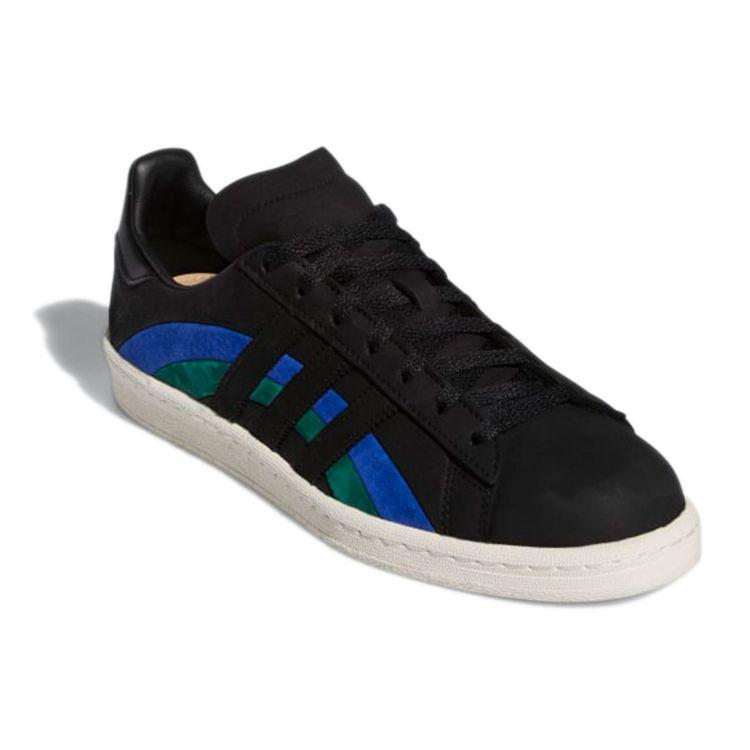 Book Works X Adidas Campus 80s Jazz Men Sneakers Black Core-Black Bold-Blue GW3246