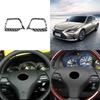 Для Lexus GS 2006-2011 автомобильный руль, декоративная крышка, наклейка, наклейка, отделка салона, автомобильные аксессуары из углеродного волокна