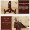 High End Book Home Decor Photo Wooden Bracket Plate Holder Picture Frame Holder Display Stand