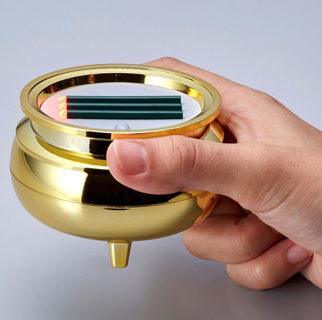 Улыбка Дети Горизонтальный Безопасный Ароматическая Палочка Золотой (Средняя) ASE-4204GD