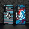 Культурный молодежный чехол для телефона V-volcom IMD Цветной чехол Серебристый для Samsung Galaxy S25 S24 S23 S22 S21S20 Plus Ultra