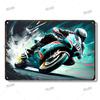 F1 Motorcycle Racing Vintage Metal Poster Racer Athlete Retro Tin Sign Auto Club Wall Art Decoration Plaque Home Decor Aesthetic