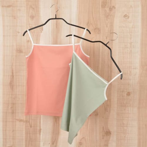 MAWA Women's No-Slip Hangers, 36cm, Set of 10, MA3240-10, Black, 10-Year Warranty