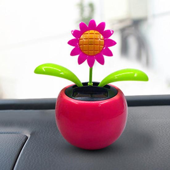 Автомобильный орнамент, забавный мультяшный орнамент на солнечной энергии, яркие автомобильные украшения, подарки, приборная панель, танцы