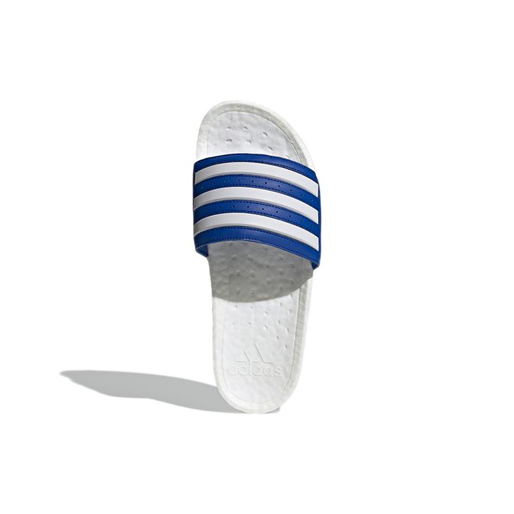 adidas Шлепанцы Adilette Boost 'Белый Королевский Синий' GZ5313