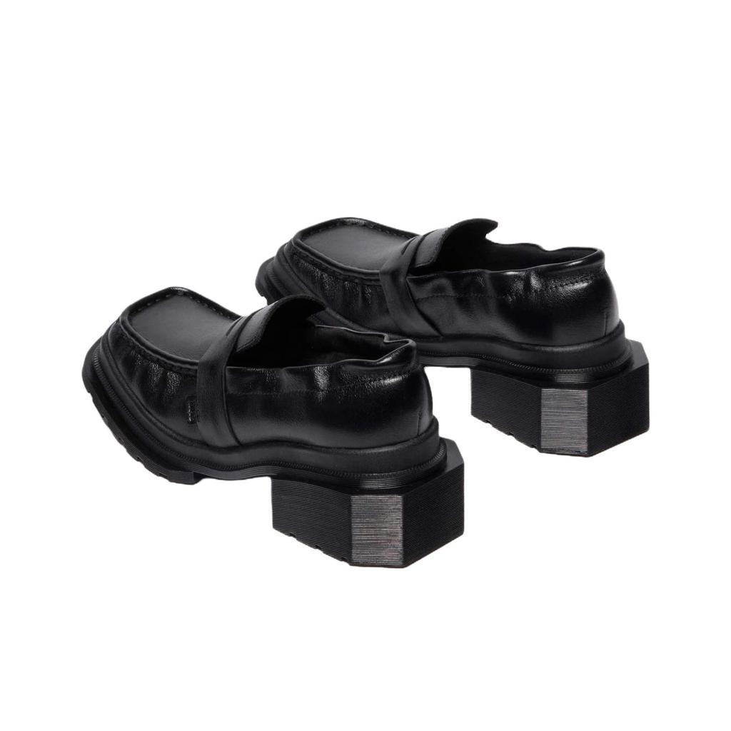 Dr. Martens Maybole Кожаные Удобные Лоферы с Квадратным Носком 4,4 см Унисекс Лоферы Черные 42063001