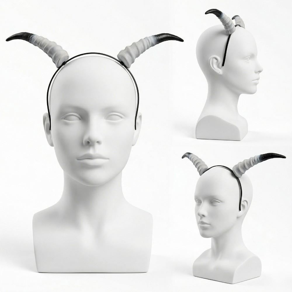 Cosplay Headband Cosplay Hairband Ox Horn Halloween Hair Hoop Halloween Horns Headband Photo Props