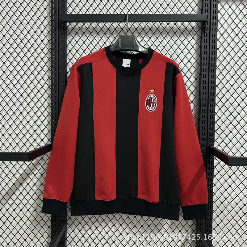 Long Sleeve Football Suit 2526 New Outdoor Sports Sweater Argentina Inter Bayern Arsenal Thickened Cotton Sweater