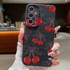 Cherry Fruits Case For Samsung Galaxy S25 S24 Ultra S23 Plus S22 S21 FE A15 A16 A25 A26 A34 A35 A36 A52 A53 A54 A55 A56 5G Capa