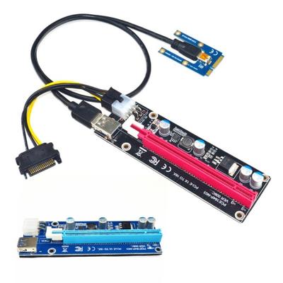 Переходник Mini PCI-E на PCI-E x16 Внешняя видеокарта + 60 USB-кабель для ноутбука