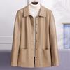 Elegant Faux Sheepskin Coat for Women Outerwears Faux Leather Jackets Female Top