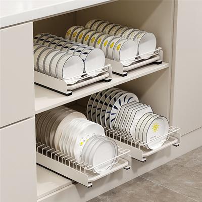 ABNO-Выдвижной лоток для хранения в стойку для шкафа Кухонные аксессуары