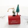 Christmas Pendant Creative Wrought Iron Mailbox Hanging Ornament Festive Christmas Tree Pendant for Home Decoration
