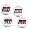 4pcs/lot 56MM/65MM Car Styling Wheel Hub Covers Stickers GR Sport Emblem Tire Center Caps Decal