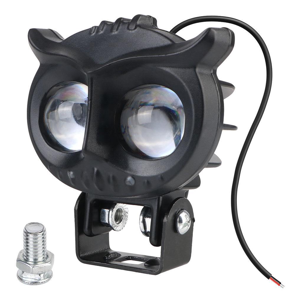 1 шт. двухцветные 2 режима вспомогательные прожекторы сова дизайн аксессуары для мотоциклов фары для мотоцикла мотоцикл скутер противотуманные фары ходовые огни