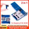 2-в-1 двойной системный коммутатор для карты памяти Micro SD/TF плата памяти адаптер для двух карт TF плата памяти для Raspberry Pi