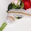 2M New DIY Crafts Party Supplies Natural Hessian Rustic Wedding Burlap Ribbon Lace Trim Edge