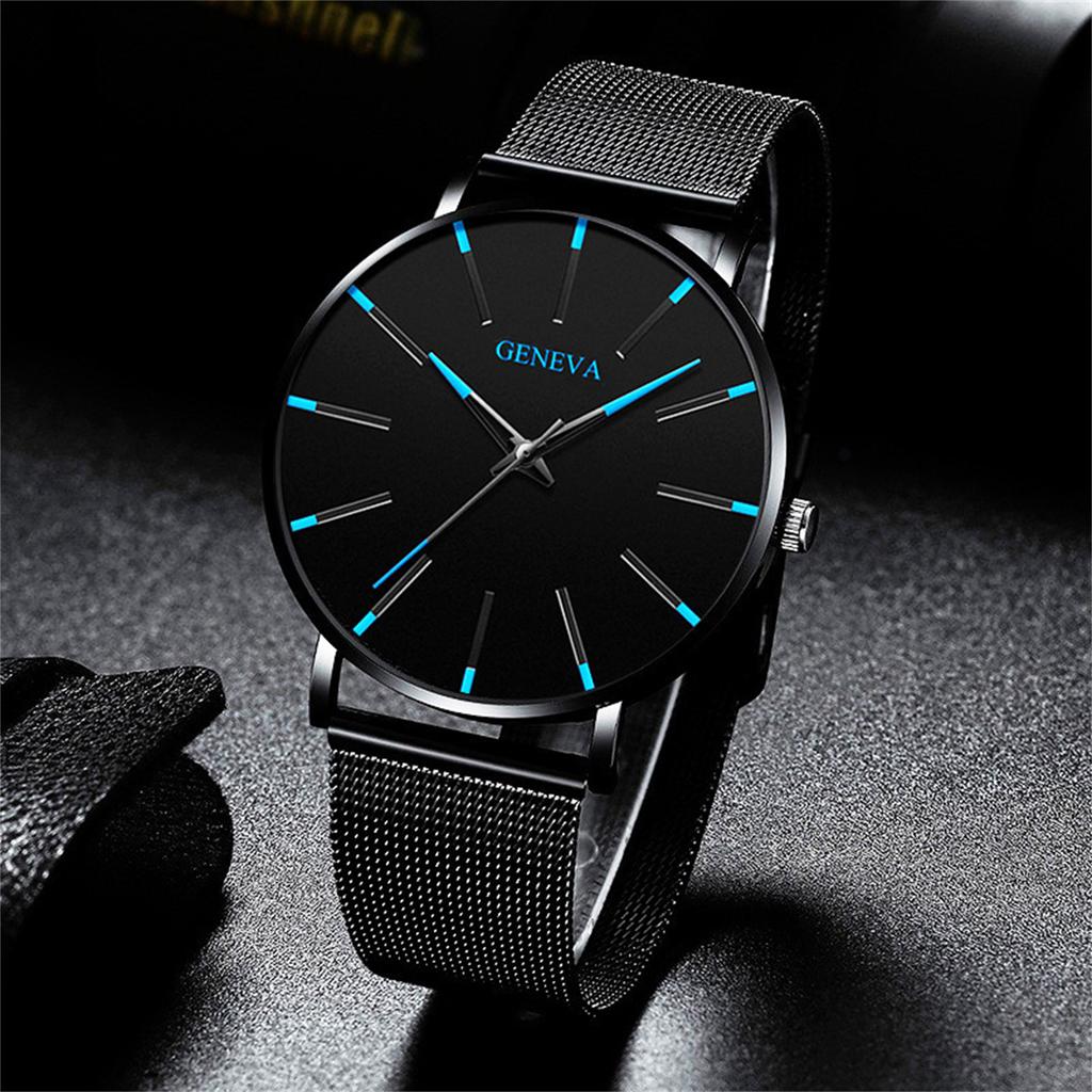 Men's Waterproof Luminous Running Alarm Clock Watch