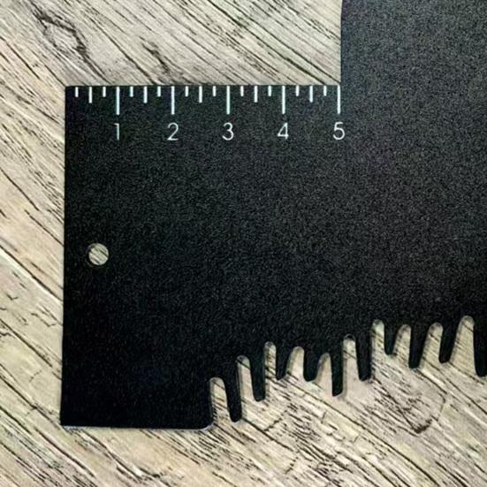 Шаблон для укладки волос Усиление цвета Парикмахерская карта с индикатором измерения