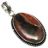 Pendant Ocean Jasper Gemstone Handmade Mother Day Silver Jewelry 2.25"