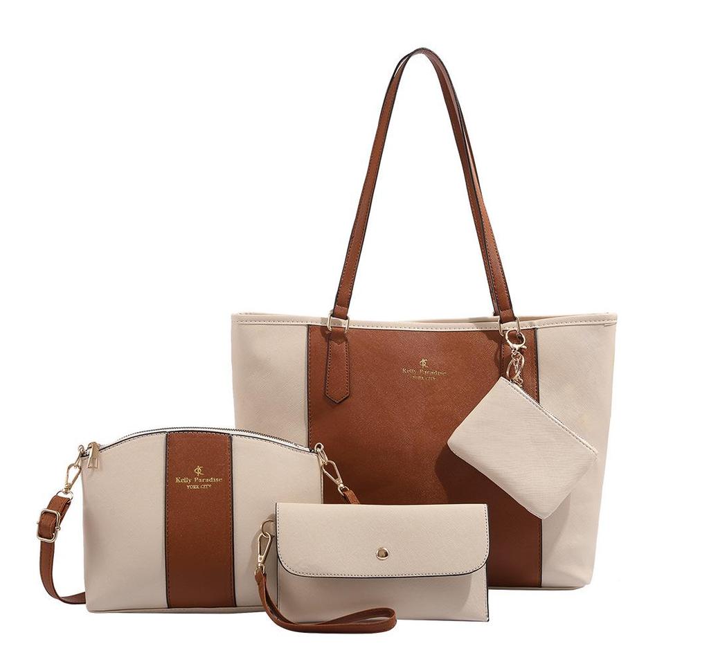 «Новый комплект женской модной сумки-тоут и сумки через плечо на осень и зиму – модная сумка для мамы и сумка через плечо»