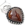 Noreena Jasper Gemstone Handmade 925 Sterling Silver Jewelry Pendant 1.97" O2q87