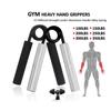 Steel Grip Strength Trainer Non-Slip Heavy Gripper Muscle Training Hand Grip Strengthener